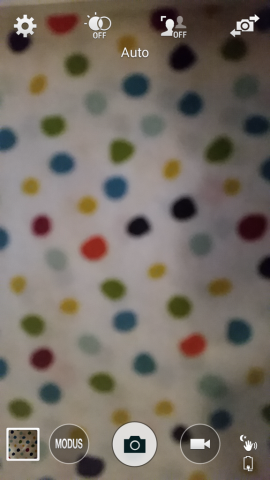 Bedieninterface Samsung Galaxy S5