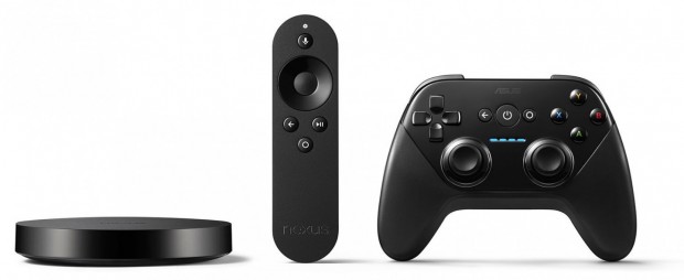 Der Nexus Player mit der Fernbedienung und dem Gamepad (Bild: Google)