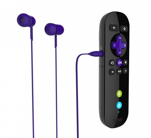 Roku-Remote mit Kopfhörer (Bild: Roku)
