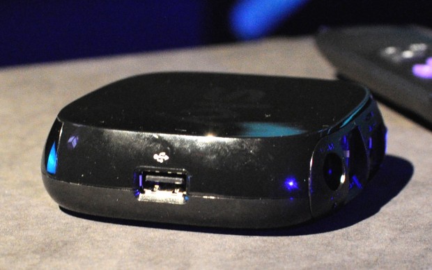 Vorserienmodell der Sky-Box auf Basis des Roku 3 (Bild: Nico Ernst)