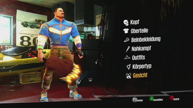 Aussehen und Kleidung des Helden kann der Spieler jederzeit ändern. (Screenshot: Golem.de)