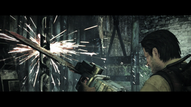 Eine Motors&auml;ge macht den Weg frei zum n&auml;chsten Abschnitt. (Screenshot: Golem.de)