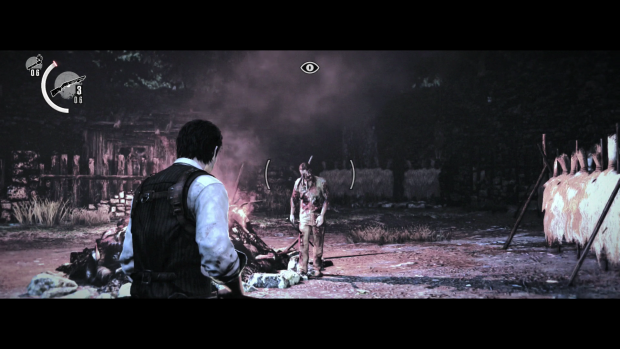 Ein Untoter marschiert langsam auf Detective Castellanos zu ... (Screenshot: Golem.de)