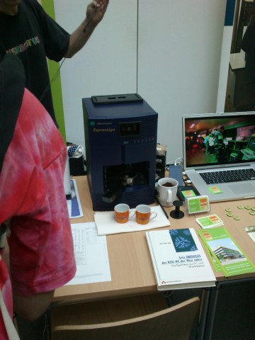 Die Silicon Image Espresso-Maschine (Bild: Stephan Humer)