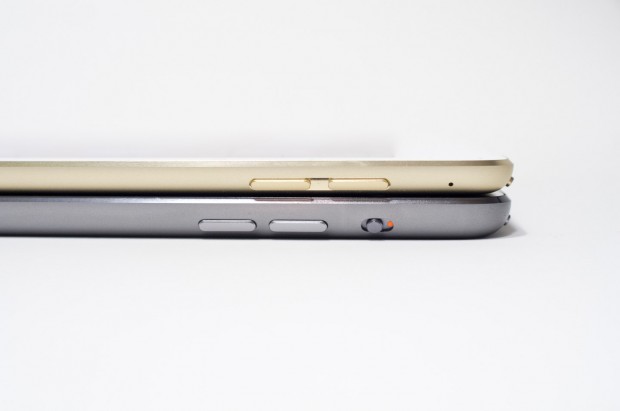 Das iPad Air 2 ist etwas flacher als das iPad Air der ersten Generation. (Bild: Andreas Donath)