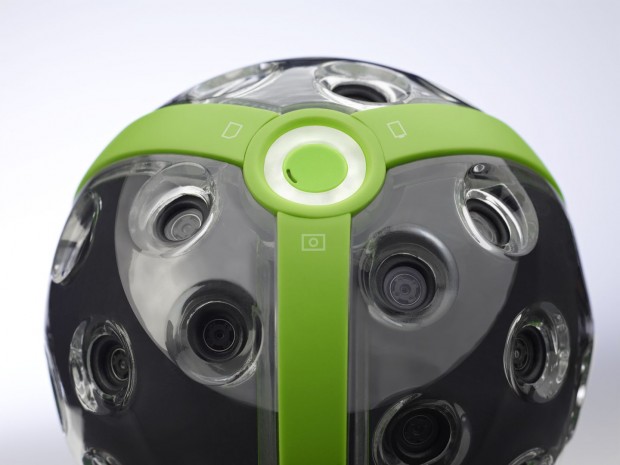Es gab kleine Veränderungen gegenüber dem Designmodell: etwa den LED-Ring, der leuchtet, wenn die Kamera ausgelöst hat... (Foto: Panono)