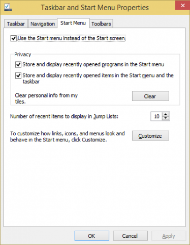 ...findet kleine Veränderungen in den Eigenschaften der Taskleiste. (Screenshot: Golem.de)