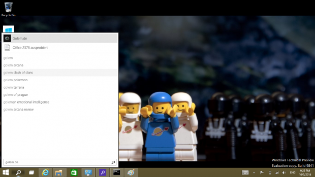 Die Suche durchsucht auch das Onedrive. Das zweite Dokument auf der Liste befindet sich nicht auf dem Computer. (Screenshot: Golem.de)