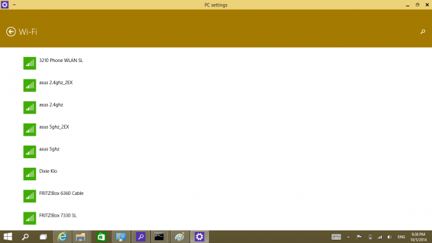 Praktisch bei langen SSIDs: Hier werden noch einmal die WLAN-SSIDs in ihrer vollen Länge angezeigt. (Screenshot: Golem.de)