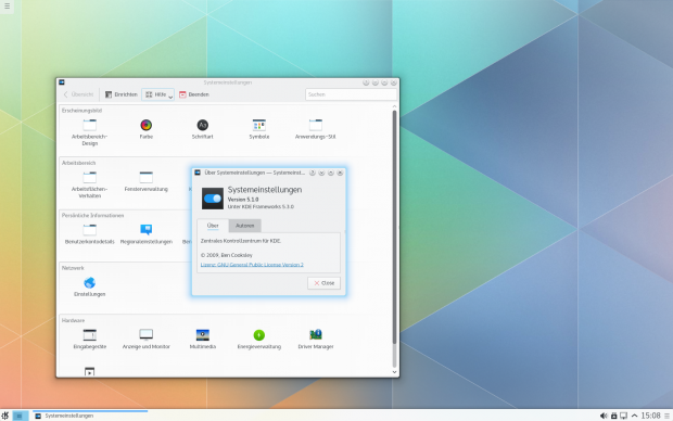 ... obwohl noch hier und da Icons fehlen.