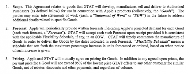 Apple will immer einen um 5 Prozent günstigeren Preis. (Screenshot: Golem.de)
