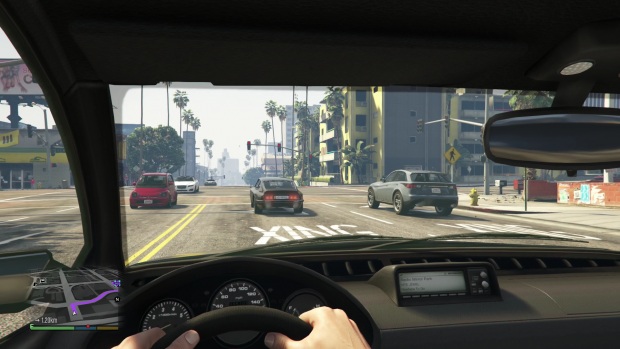 Jedes Automodell hat ein etwas anderes, passendes Inneres. (Screenshot: Golem.de)