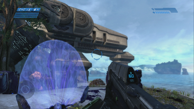 Bei den Texturen von Halo 1 (Remastered) ... (Screenshot: Golem.de)