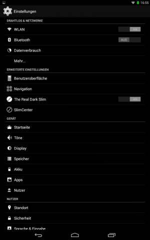 Der Unterschied ist sofort im Einstellungsmenü sichtbar. (Screenshot: Golem.de)