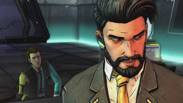 Der neue Boss von Rhys ist kein netter Typ. (Screenshot: Golem.de)