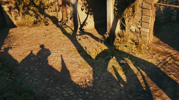 Assassin's Creed Unity mit normalen weichen Schatten (Screenshot: Golem.de)