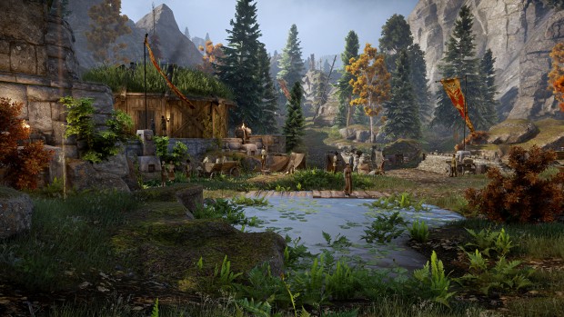 Mangels SSAA flimmert die Vegetation etwas. (Screenshot: Golem.de)