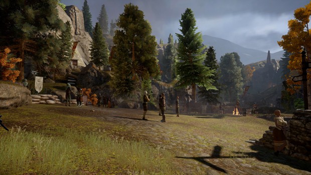 ... und Dragon Age Inquisition mit minimalen Details (Screenshot: Golem.de)