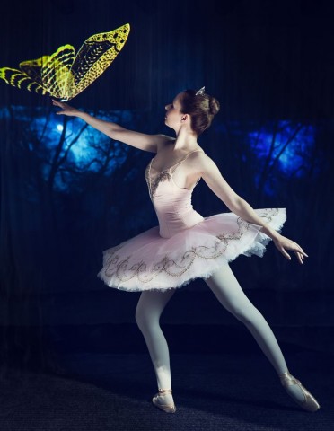 Auch andere Interaktionen sind m&ouml;glich: mit einem virtuellen Schmetterling zu spielen etwa... (Bild: Leia Display System)