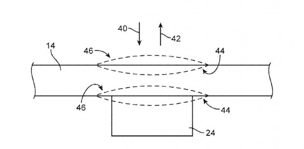 Apples Patentantrag 111164 beschreibt ein Display mit fühlbaren Erhebungen und nachgebender Oberfläche.