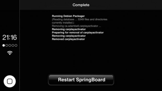Carplay ersetzt das Springboard auf dem iPhone 6. (Bild: Adam Bell)