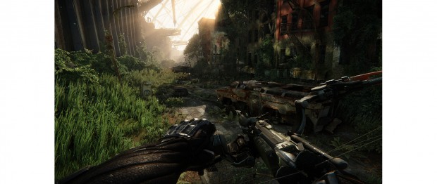 Crysis 3 auf einem 16:9-Monitor ... (Screenshot: Golem.de)
