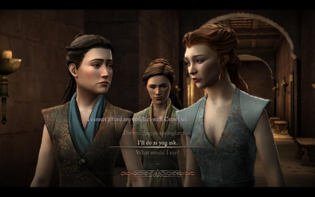 Margaery Tyrell (rechts) ist eine der Figuren aus der HBO-Serie. (Screenshot: Golem.de)