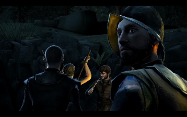 Eine Folterszene im Wald. (Screenshot: Golem.de)