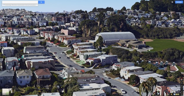 Im südlichen San Francisco schmelzen die Straßen. (Screenshot: Golem.de)