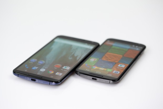 Beide Displays sind hochauflösend - das des Nexus 6 hat 1440p, das des Moto X 1080p. (Bild: Tobias Költzsch/Golem.de)