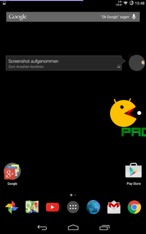 Halo zeigt Benachrichtigungen als kleine Blase am Bildschirmrand an - die Funktion stammt ursprünglich von Paranoid Android. (Screenshot: Golem.de)