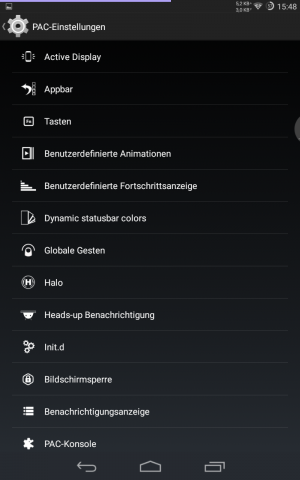 Alle Einstellungen werden über ein umfangreiches Menü eingestellt. (Screenshot: Golem.de)