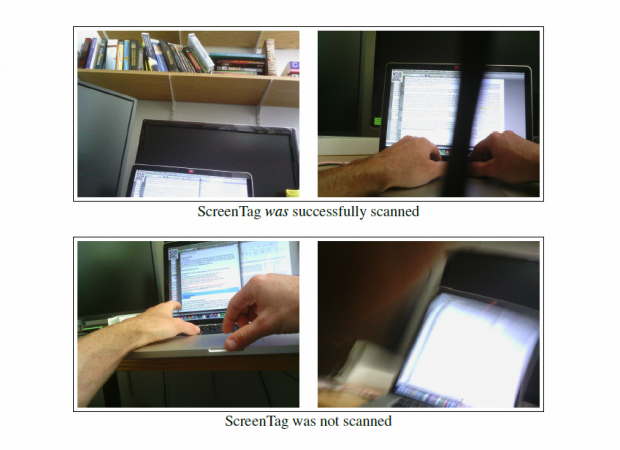 Das ScreenTag, oben links, wird meistens erkannt. (Bild: Arxiv.org)