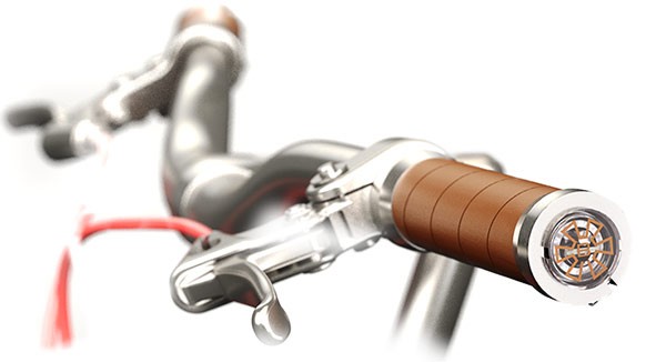 Ein in den Lenker eingebauter Smrtgrip (Bild: Smrtgrips)