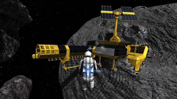 Space Engineers ist ein Sandkastenspiel für Möchtegern-Astronauten. (Screenshot: Keen Software House)