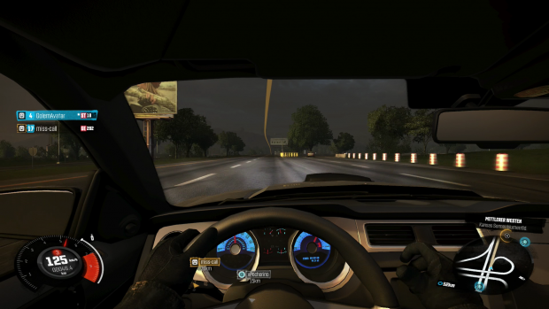 Auf Wunsch fahren wir in der Cockpit-Perspektive. (Screenshot: Golem.de)