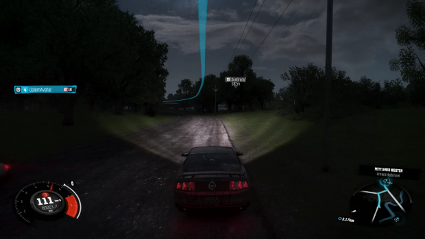 Die Licht-und Schatteneffekte bei Nacht machen nicht viel her... (Screenshot: Golem.de)