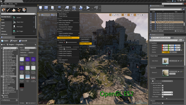 Mobile Preview Rendering (Bild: Epic)