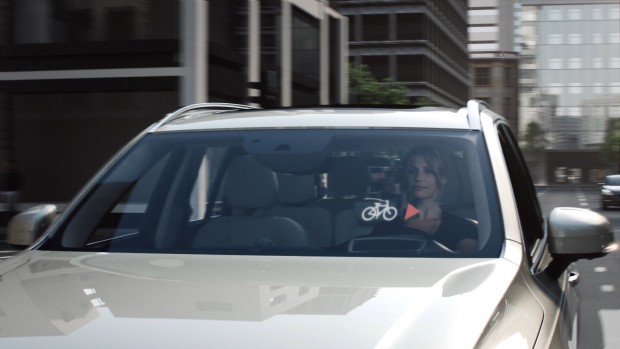 Volvo-Schutzsystem für Radfahrer (Bild: Volvo)