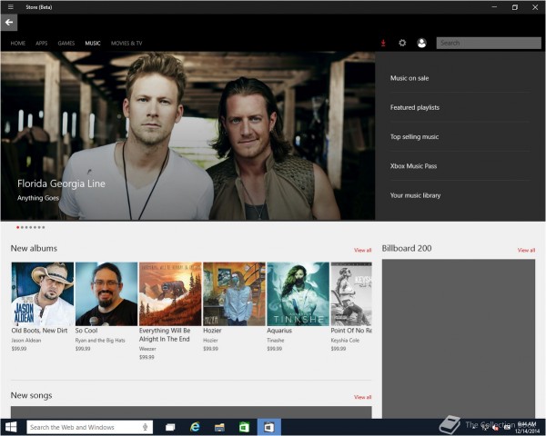 Die Windows Store Beta App (Bild: The Collection Book)