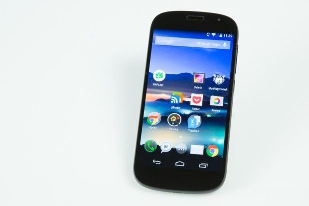 Das Amoled-Display des Yotaphone 2 (Bild: Fabian Hamacher/Golem.de)