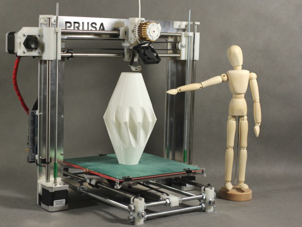... dem schlanken Prusa i3... (Foto: Bitflusher/reprap.org)