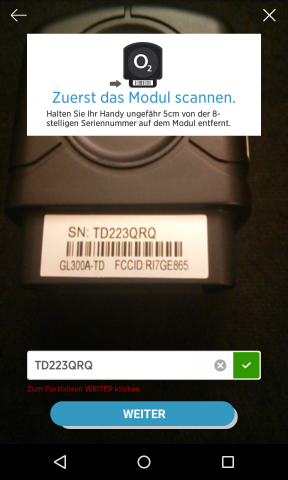 Die Modulregistrierung per Handykamera funktioniert gut. (Foto: Alexander Merz/Golem.de)