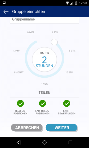 Allerdings können auch, auf Wunsch zeitlich beschränkte, Gruppen gebildet werden und zwischen ihnen Daten geteilt werden. (Foto: Alexander Merz/Golem.de)