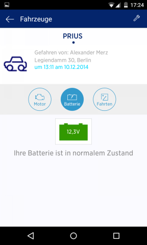Der Ladezustand der Batterie dürfte für ältere Autos im Winter tatsächlich nützlich sein. Eine neue Batterie ist allerdings billiger als das Kit. (Foto: Alexander Merz/Golem.de)