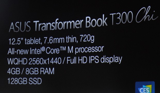 Asus stellt drei Modelle des Transformer Book Chi vor. (Fotos: Nico Ernst)