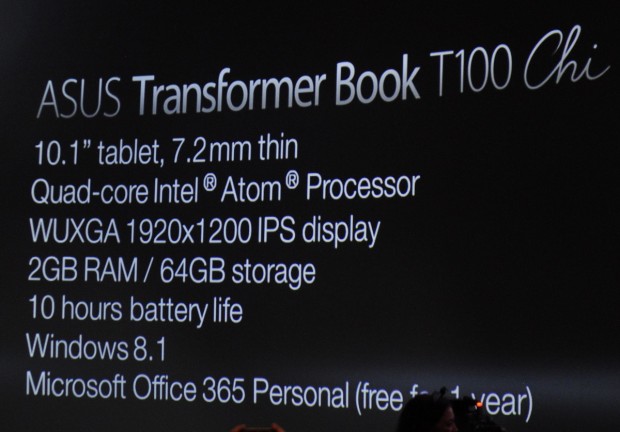 Asus stellt drei Modelle des Transformer Book Chi vor. (Fotos: Nico Ernst)