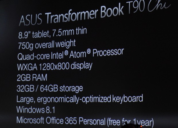 Asus stellt drei Modelle des Transformer Book Chi vor. (Fotos: Nico Ernst)