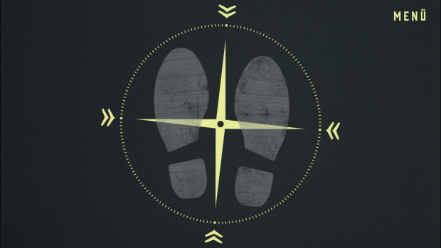 Blowback - Die Suche: Das Kreuz hilft bei der Einschätzung der Drehrichtung. (Screenshot: Golem.de)