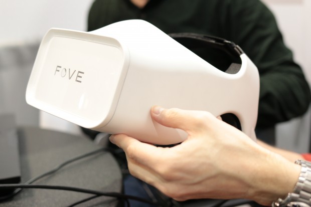 Fove auf der CES 2015 (Bild: Michael Wieczorek/Golem.de)